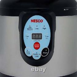 NESCO NPC-9 Autocuiseur et Stérilisateur Électrique Intelligent, 9,5 litres en Acier Inoxydable