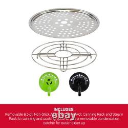 NESCO NPC 9 Quart Autocuiseur en Acier Inoxydable Canner Multifonctionnel