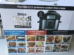 Ninja Fd401 Foodi 8-quart 9-en-1 Deluxe XL Cuisinière De Pression Air Fryer Inox