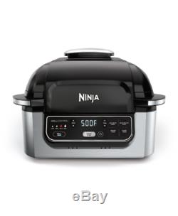 Ninja Foodi 5-en-1 Grill Intérieur Avec Le 4-quart Air Fryer Avec Rôti, Cuire Au Four, Dehydra