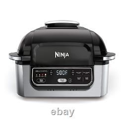 Ninja Foodi Ag400 Grille De Comptoir Électrique Intérieure 5-en-1 Avec Friteuse D'air 4-quart