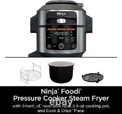 Ninja Ol501 Foodi 14-en-1 6.5 Cuisinière À Vapeur À Pression De Quartz Avec Smartlid