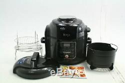 Ninja Op401 Foodi 8 Pintes Pression Vapeur Air Fryer Multi Cooker Noir Et Gris