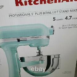 Nouveau Kitchenaid Pro 5 Plus Kv25g0xic Ice Blue Aqua 5-quart Bowl Lift Stand Mixer