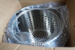 Nouveau ! Marmite Bayou Classic en acier inoxydable de 40 pintes avec panier et robinet