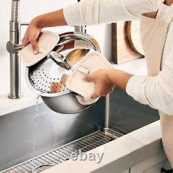 Nouveau Multipot All-Clad Simply Strain en Acier Inoxydable avec Couvercle Filtrant, 8 Quarts