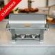 Nouveau Chauffe-plat En Acier Inoxydable De 8 Quarts Avec Couvercle Relevable Pour Buffet, Traiteur, Fête.