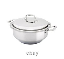 Nouveau couvercle pour marmite gourmet en acier inoxydable 6 quarts 360 Cookware, fabriqué aux États-Unis