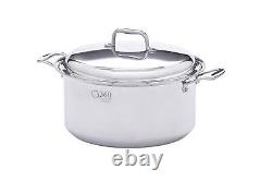 Nouvelle cocotte en acier inoxydable 360 Cookware de 8 litres avec couvercle