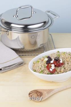 Nouvelle marmite en acier inoxydable de 4 quarts avec couvercle 360 Cookware