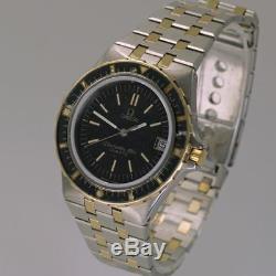 Omega Seamaster 120 Plongeur Jacques Mayol Aciers Inoxydable Et Or 1980