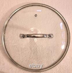 Outils du métier faitout en acier inoxydable de 20 quarts avec couvercle en verre HF40720