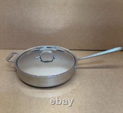 Poêle à Sauté en Acier Inoxydable D3 3-Ply All-Clad 3 Quart, Induction Argent
