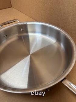 Poêle à Sauté en Acier Inoxydable D3 3-Ply All-Clad 3 Quart, Induction Argent