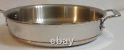 Poêle à Sauter 3 Quart en Acier Inoxydable et Aluminium avec Noyau en Cuivre All-Clad 11,25 pouces