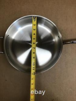 Poêle à Sauter Couverte en Acier Inoxydable Clad Breville 5 Quart, Argent