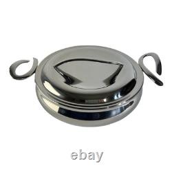 Poêle à Sauter en Acier Inoxydable 5 Couches Nambe 12 Pouces/5 Quarts