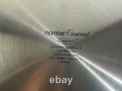 Poêle à Sauter en Acier Inoxydable 5 Couches Nambe 12 Pouces/5 Quarts