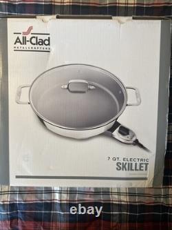 Poêle électrique en acier inoxydable All-Clad de 7 pintes, neuve dans sa boîte