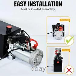 Pompe hydraulique électrique en acier inoxydable de 10 quarts, 3 200 PSI, pour machines compactes