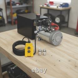 Pompe hydraulique électrique en acier inoxydable de 10 quarts, 3200 PSI, pour machines compactes