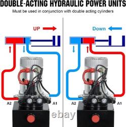 Pompe hydraulique électrique en acier inoxydable de 10 quarts, 3200 PSI, pour machines compactes