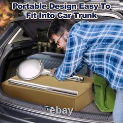 Pot à fruits de mer en acier inoxydable de 84 quarts avec panier et grande cuillère de 36 pouces