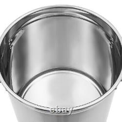 Pot de Stock en Acier Inoxydable 78 Quart Grande Cuisine Soupe Grand Cuisinage Vapeur Friteuse