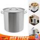 Pot De Cuisson En Acier Inoxydable De 100 Quart Avec Couvercle Pour Cuisine De Restaurant