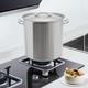 Pot De Cuisson En Acier Inoxydable De 100 Quart Avec Couvercle Pour Cuisine De Restaurant