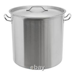 Pot de stockage en acier inoxydable de 100 quart avec couvercle pour cuisine de restaurant