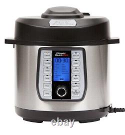 Pot instantané Power Quick 8-en-1 de 6 litres 1200W, cuiseur multifonction en acier inoxydable, neuf