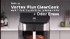Présentation De La Friteuse D'air Vortex Plus Avec Clearcook U0026 Odor Effacer 6 En 1 6 Quart Acier Inoxydable