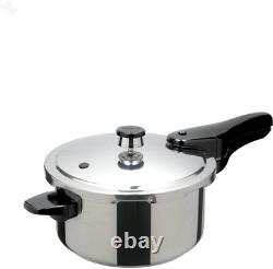 Presto 01341 autocuiseur en acier inoxydable de 4 quarts, argent