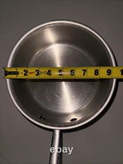 RARE Casserole en Acier Inoxydable All-Clad de 4 Quart avec Poignée Arrondie Professionnelle