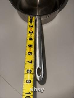 RARE Casserole en Acier Inoxydable All-Clad de 4 Quart avec Poignée Arrondie Professionnelle