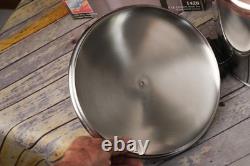 REVERE WARE Marmite de 8 Quart avec Couvercle Clinton IL Acier Inoxydable Cuivre Avec Boîte REVERE WARE Marmite de 8 Quart avec Couvercle Clinton IL Acier Inoxydable Cuivre Avec Boîte