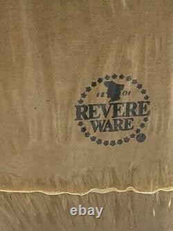 Revere Ware 1801 12 Qt Quart Cuivre Fond Pot Couvert
