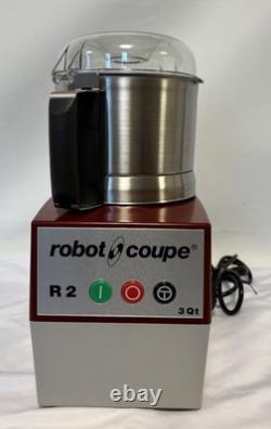 Robot Coupe R2UB Bol en Acier Inoxydable de 3 Quart et Lame Robot Culinaire