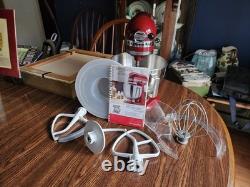 Robot de cuisine Kitchen Aid avec 5 accessoires, bol de mélange en acier inoxydable de 4,5 quarts