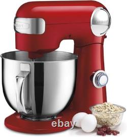 Robot pâtissier Cuisinart, 12 vitesses, bol en acier inoxydable de 5,5 quarts, fouet de chef, M