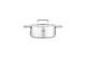 Rondeau En Acier Inoxydable Fissler Pure Collection De 4,1 Quart Avec Couvercle En M&eacute;tal (f1)