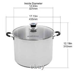 Roots & Harvest Casserole/Multi-Usage en Acier Inoxydable de 20 Quart