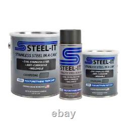 STEEL-IT 1006Q Revêtement en Polyuréthane en Acier Inoxydable Charbon 1 Quart