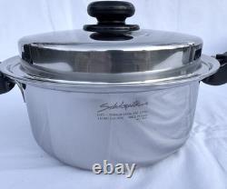 Saladmaster 316Ti Titane 4 Quart Pot à Bouillon en Acier Inoxydable