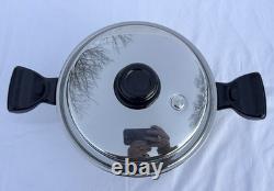 Saladmaster 316Ti Titane 4 Quart Pot à Bouillon en Acier Inoxydable