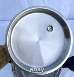 Saladmaster 316Ti Titane 4 Quart Pot à Bouillon en Acier Inoxydable