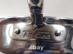 Sauteuse All-Clad D5 en acier inoxydable à cœur de 4 pintes avec couvercle