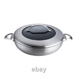 Scanpan CTX poêle de chef antiadhésive de 12,75 pouces, 5,25 pintes, acier inoxydable