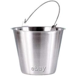 Seau en acier inoxydable pur Admiral Craft finition brossée 16 quarts